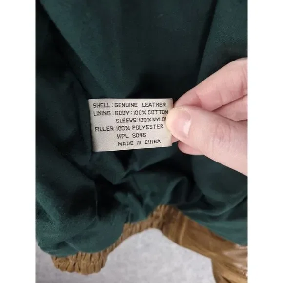 VTG Leather Bomber Aeropostale Compagnie Generale Jacket Men's 42 Brown Military